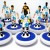 Subbuteo Andrew Table Soccer Marseille 1992-93 Champions League Winners on classic Lightweight  bases